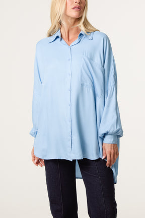 Oversized High Low Shirt