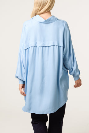 Oversized High Low Shirt