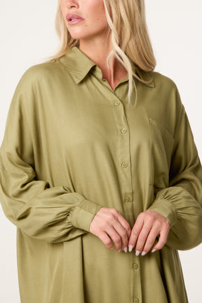Oversized High Low Shirt