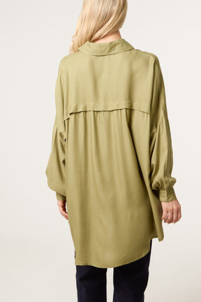 Oversized High Low Shirt