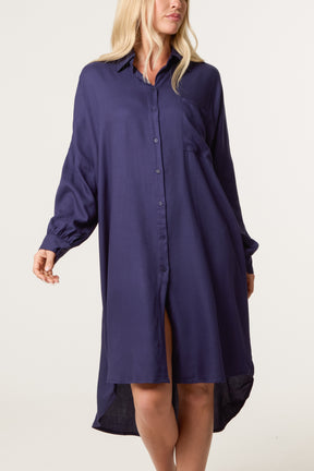 Oversized Shirt Dress