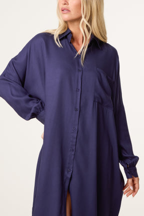 Oversized Shirt Dress