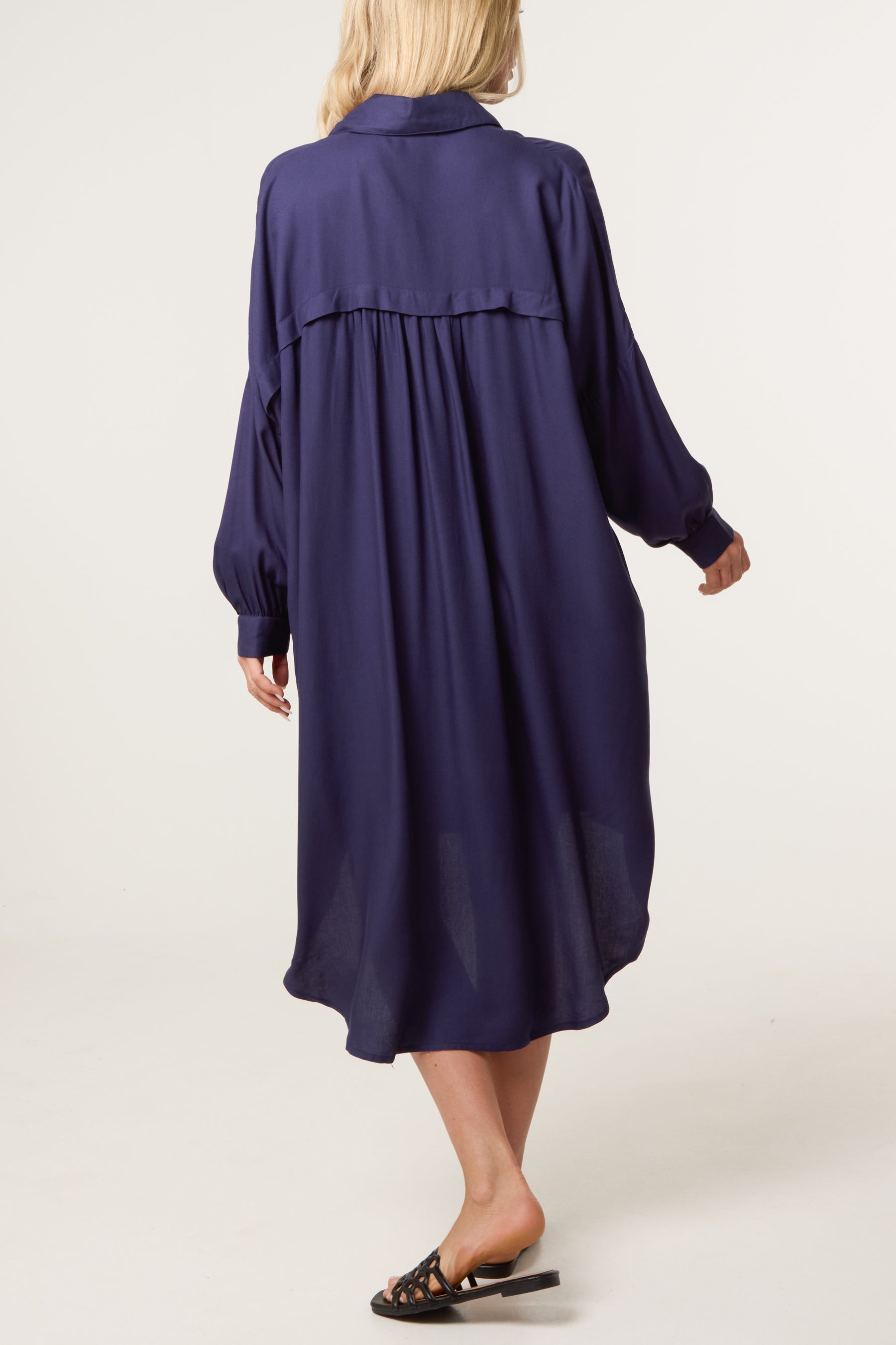 Oversized Shirt Dress