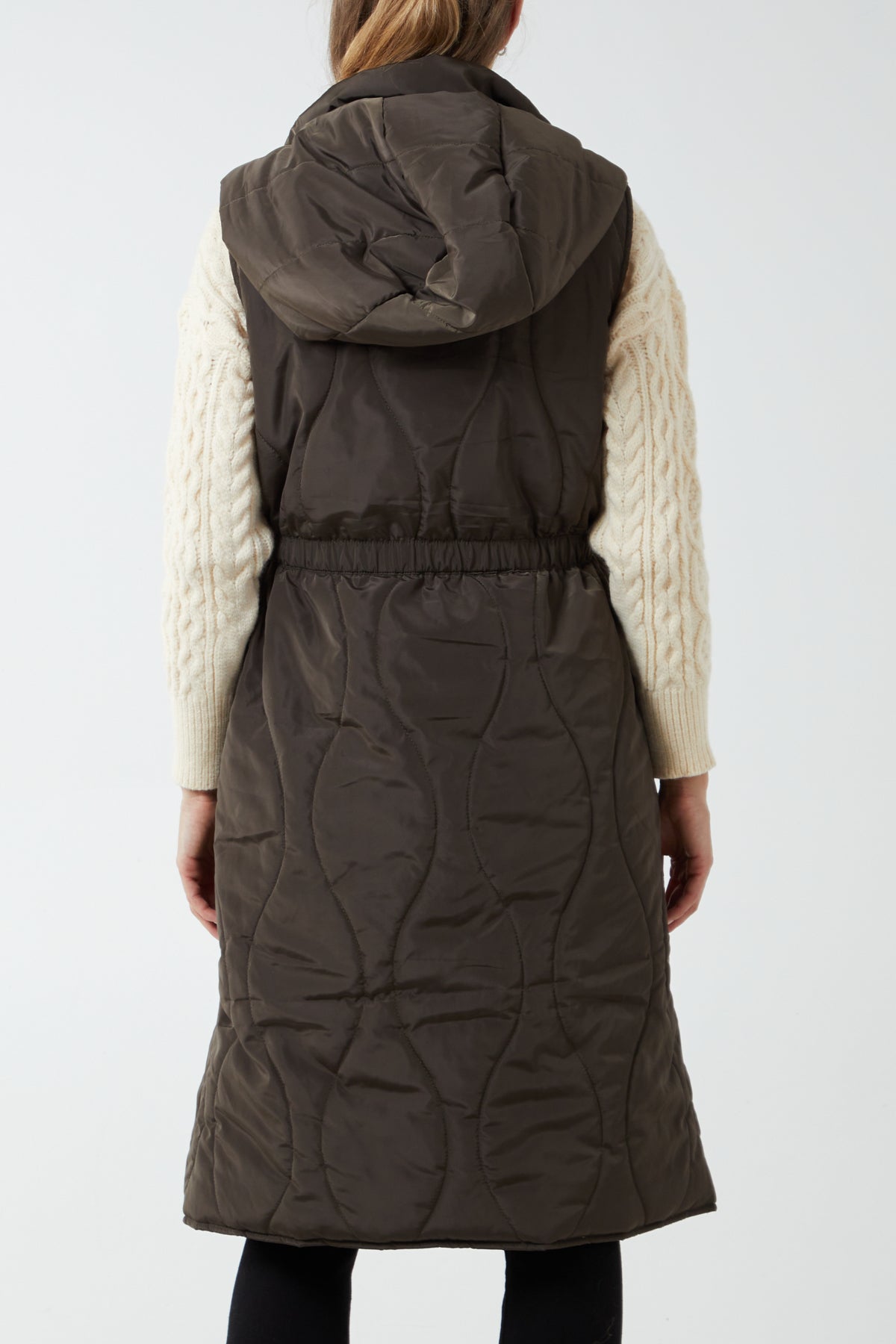 Onion Quilted Hooded Gilet