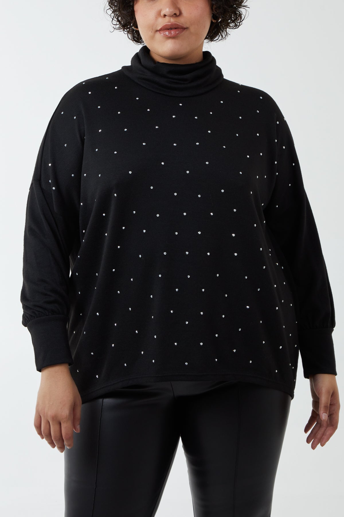 Curve Diamante Roll Neck Jumper