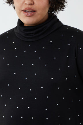 Curve Diamante Roll Neck
