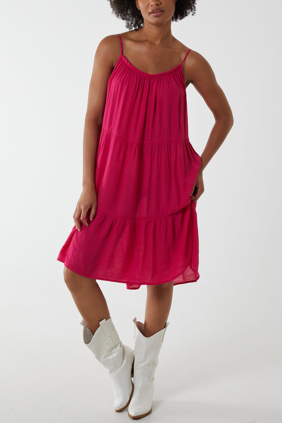 Tiered Cami Mini Dress