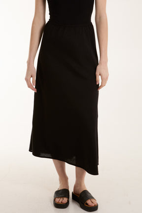 Bias Cut Midi Skirt