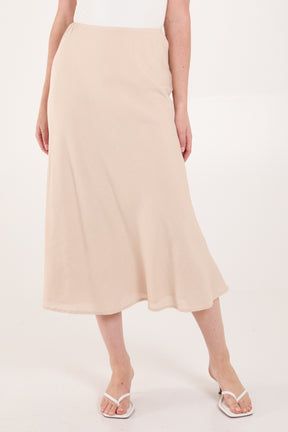 Bias Cut Midi Skirt