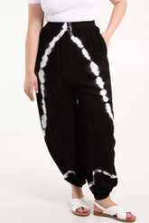 Tie Dye Ruched Harem Trouser