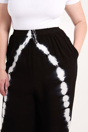 Tie Dye Ruched Harem Trouser