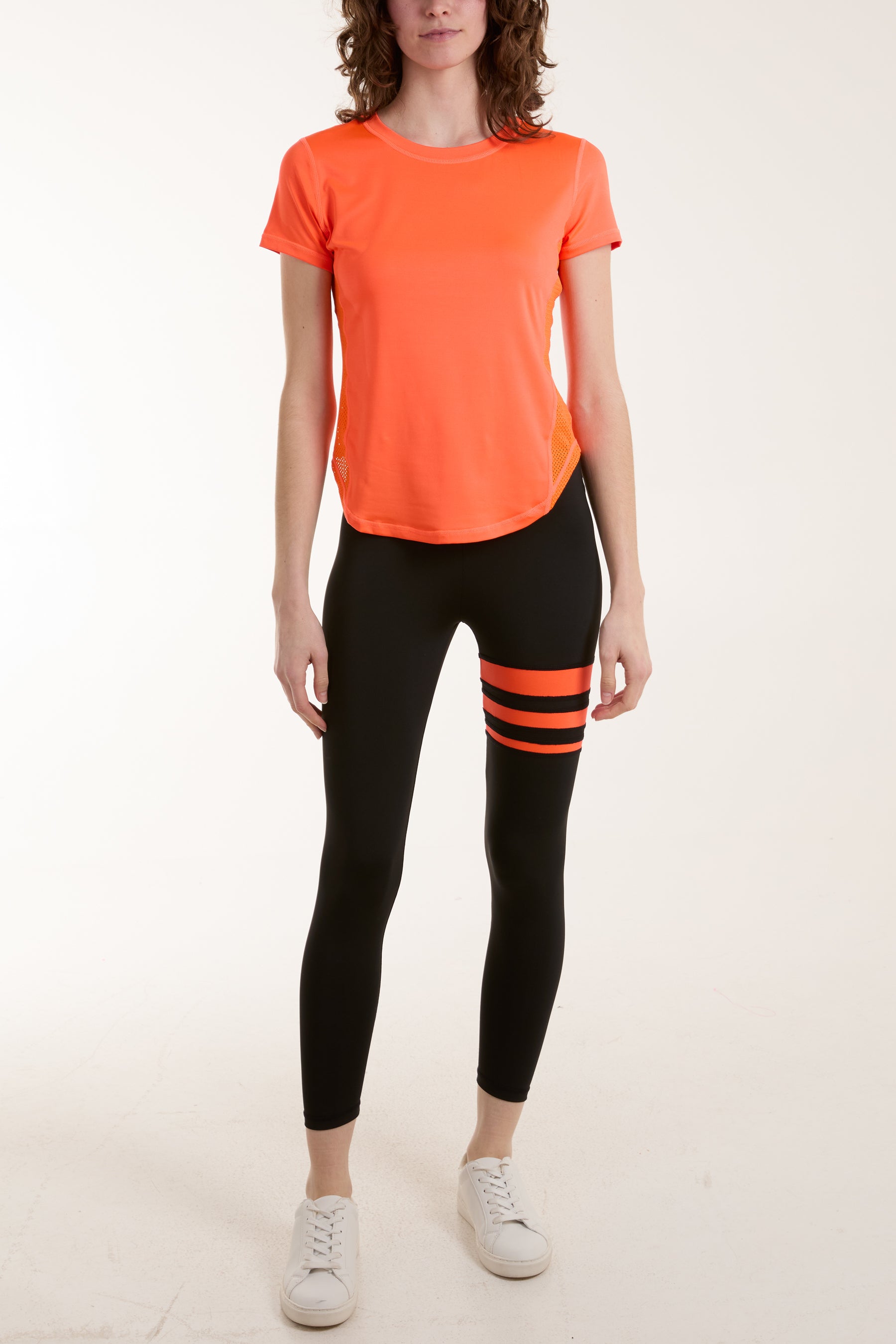 Short Sleeve Activewear Mesh T-Shirt