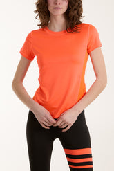 Short Sleeve Activewear Mesh T-Shirt