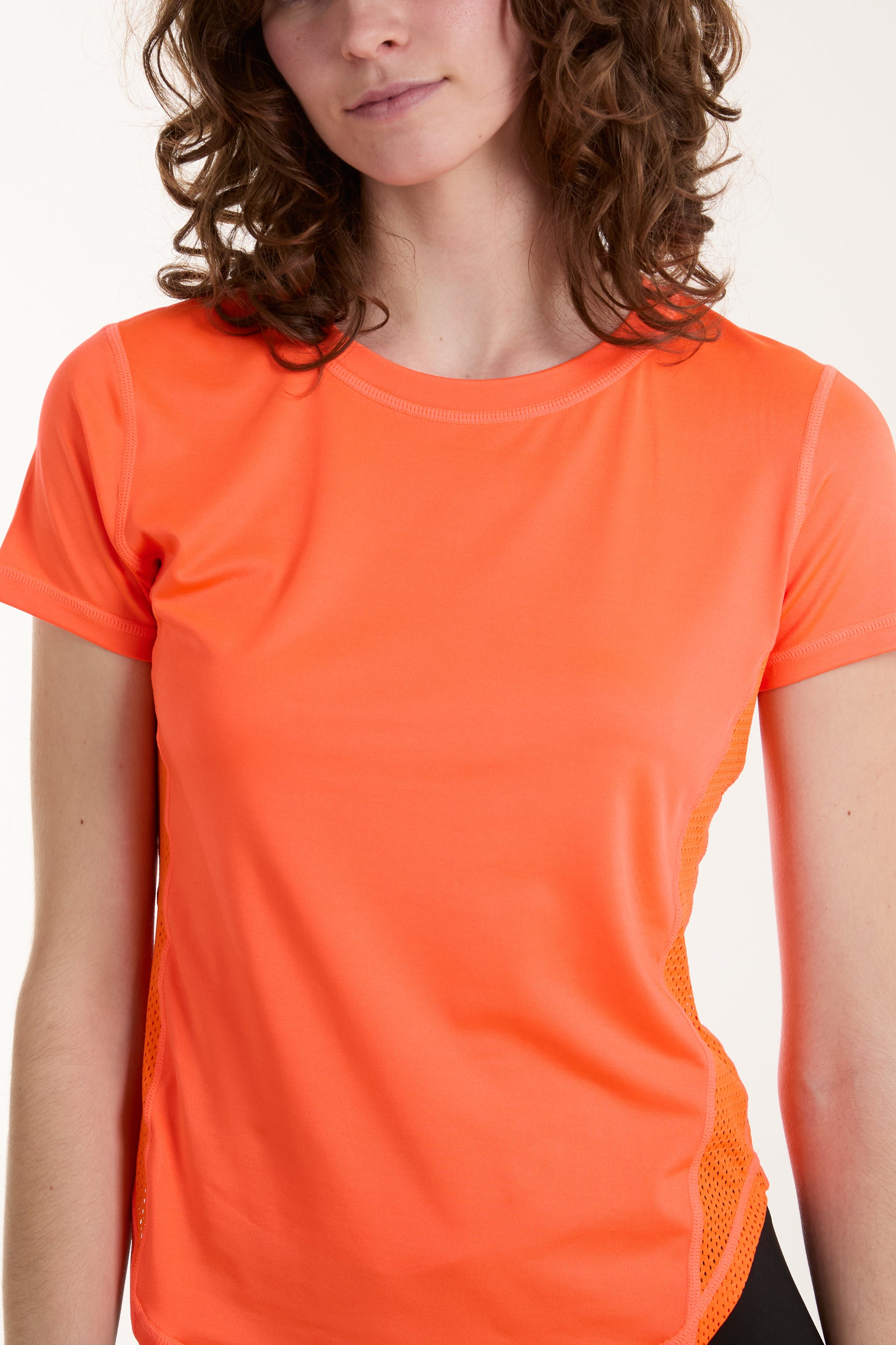 Short Sleeve Activewear Mesh T-Shirt