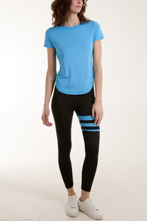 Short Sleeve Activewear Mesh T-Shirt