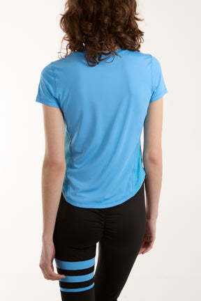 Short Sleeve Activewear Mesh T-Shirt