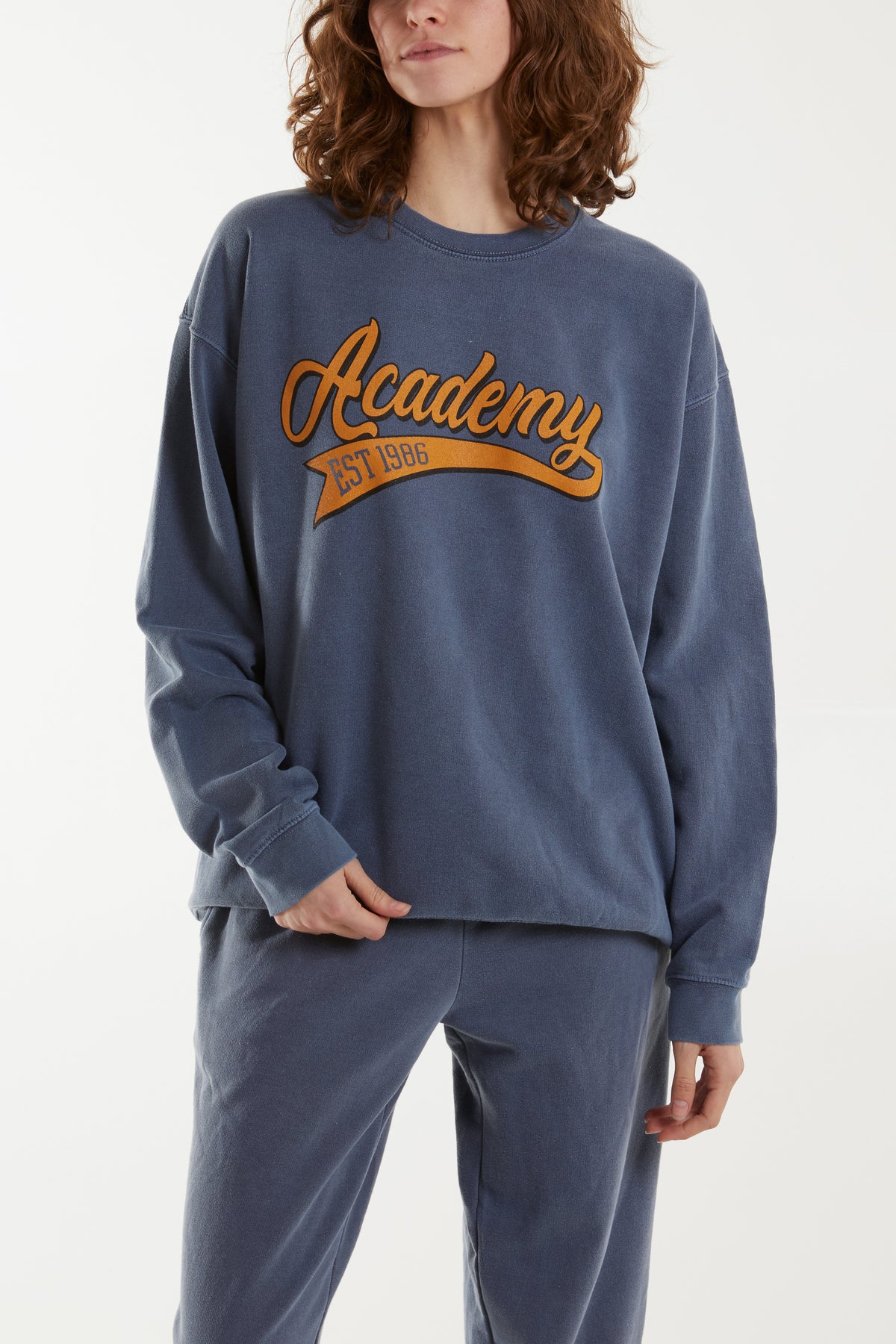 Academy Logo Crew Neck Sweatshirt