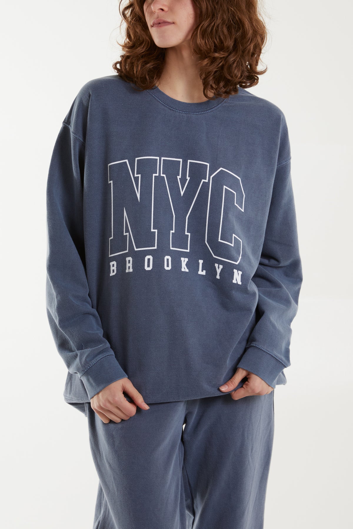 NYC Logo Crew Neck Sweatshirt