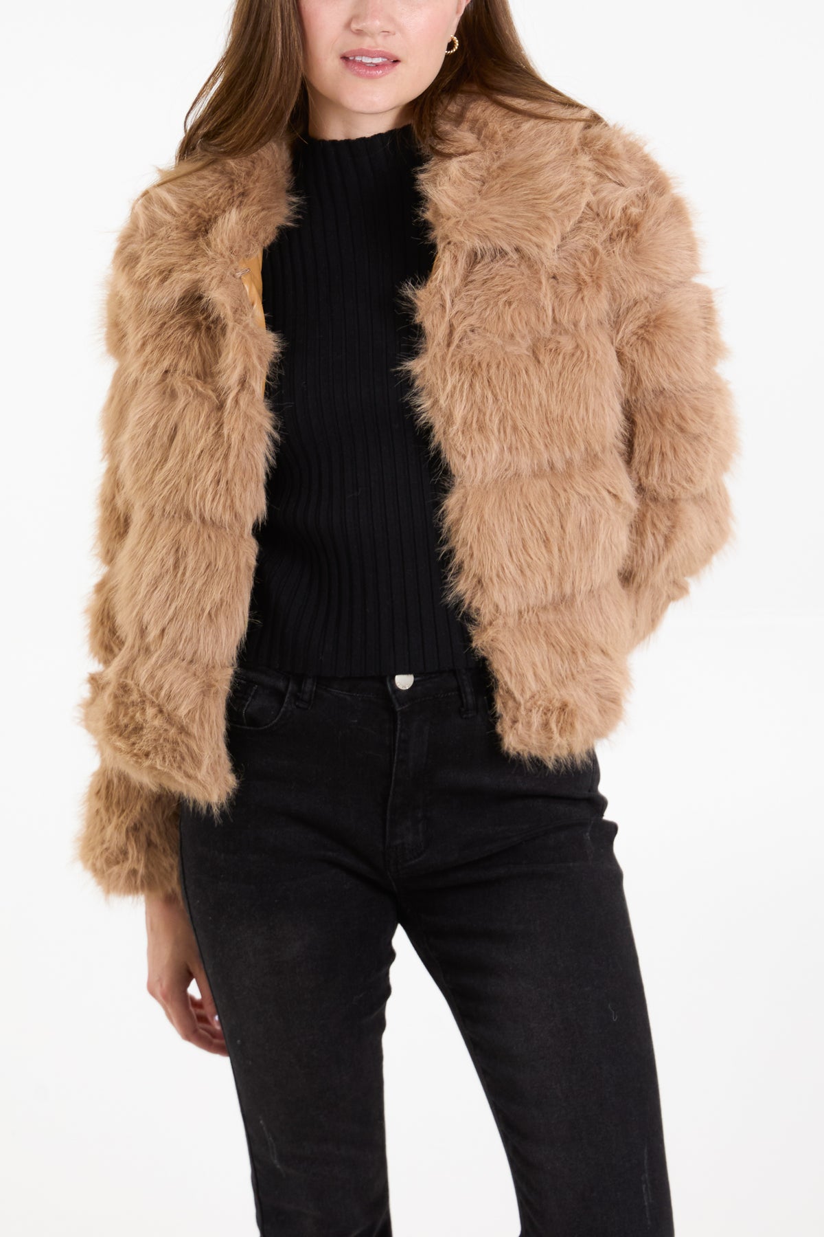 Faux Fur Pelted Jacket