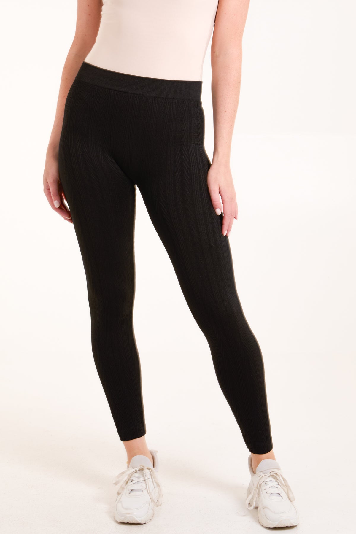 Cable Pattern Leggings