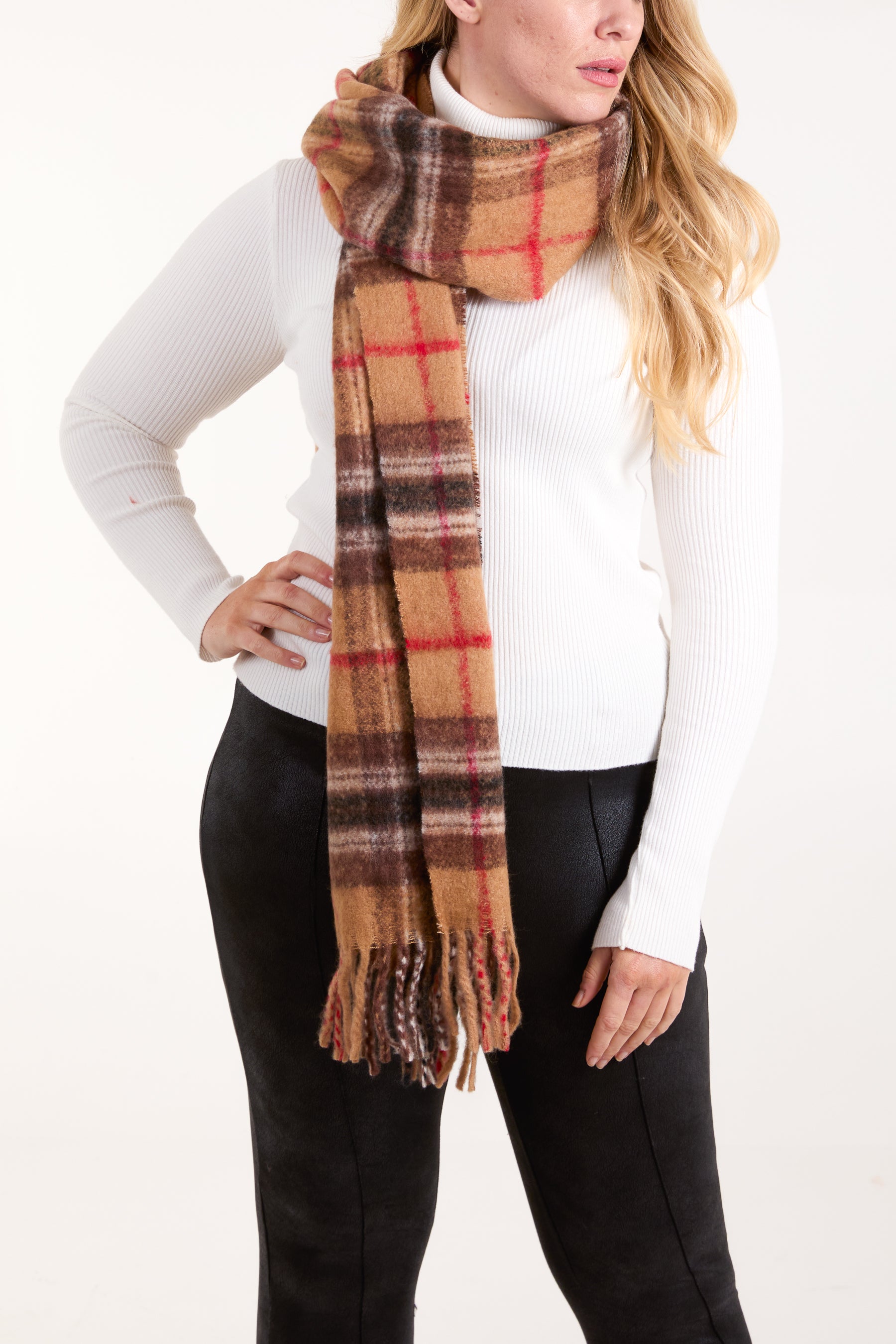 Chunky Check Scarf