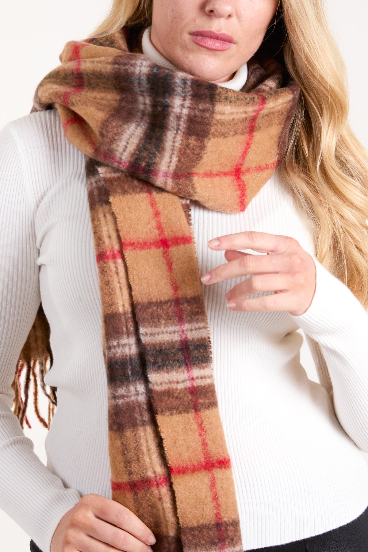 Classic Tartan Tassel Scarf