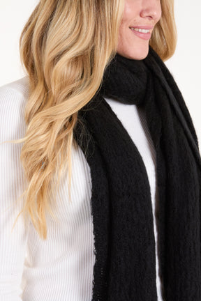 Plain Fluffy Scarf