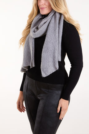 Plain Fluffy Scarf