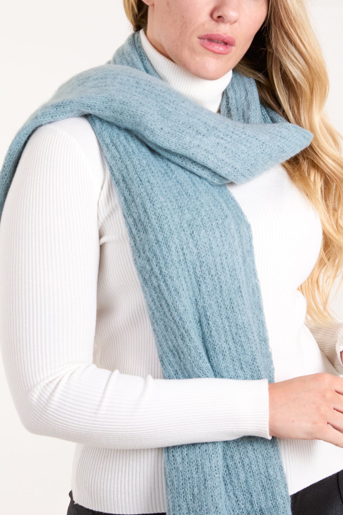 Plain Fluffy Scarf