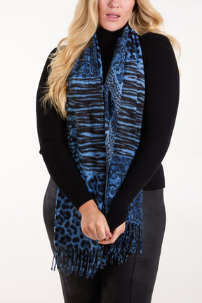 Multi Animal Print Scarf