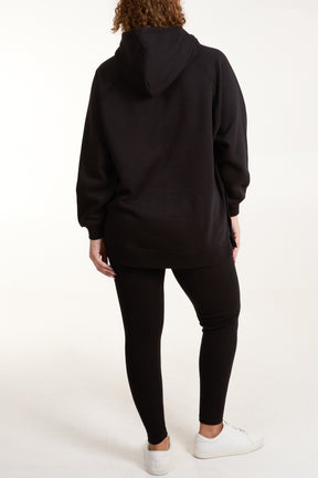 Side Popper Hoodie & Legging Set
