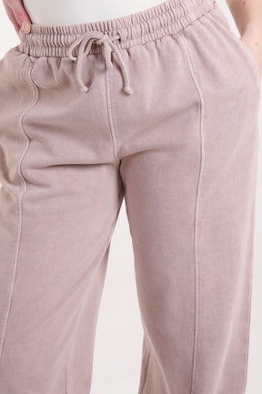 Washed Straight Leg Jogger