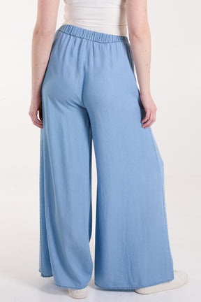 Tencel Wide Leg Trouser