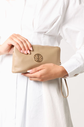 Small Gold Detail Shoulder/Clutch Purse