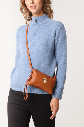 Small Gold Detail Shoulder/Clutch Purse