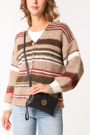 Small Gold Detail Shoulder/Clutch Purse