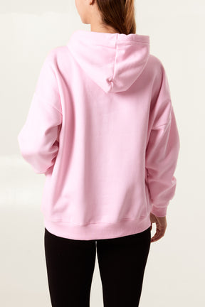 Flocking 'Sport Studio' Logo Hoodie