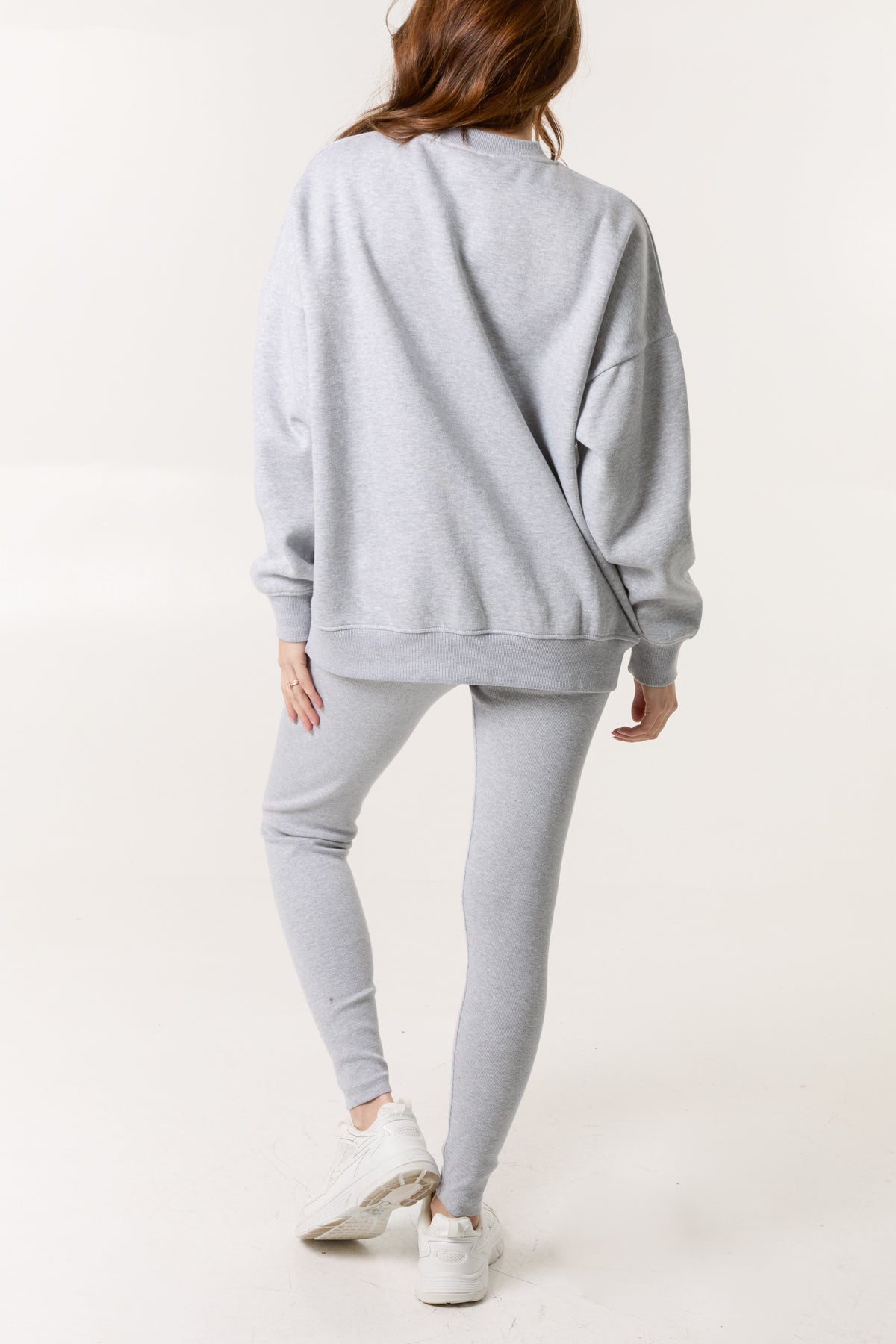 'Weekend' Denim Applique Sweatshirt