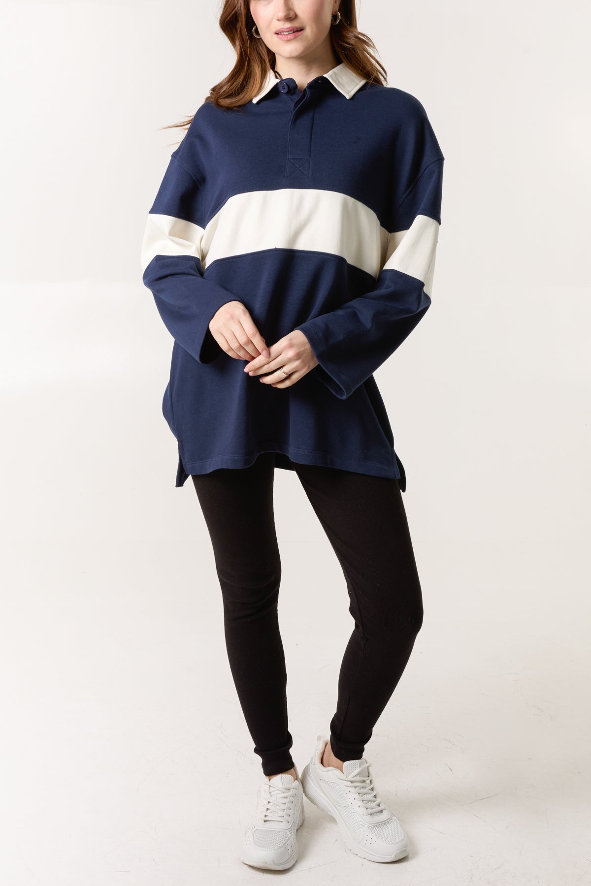 Rugby Striped Sweatshirt