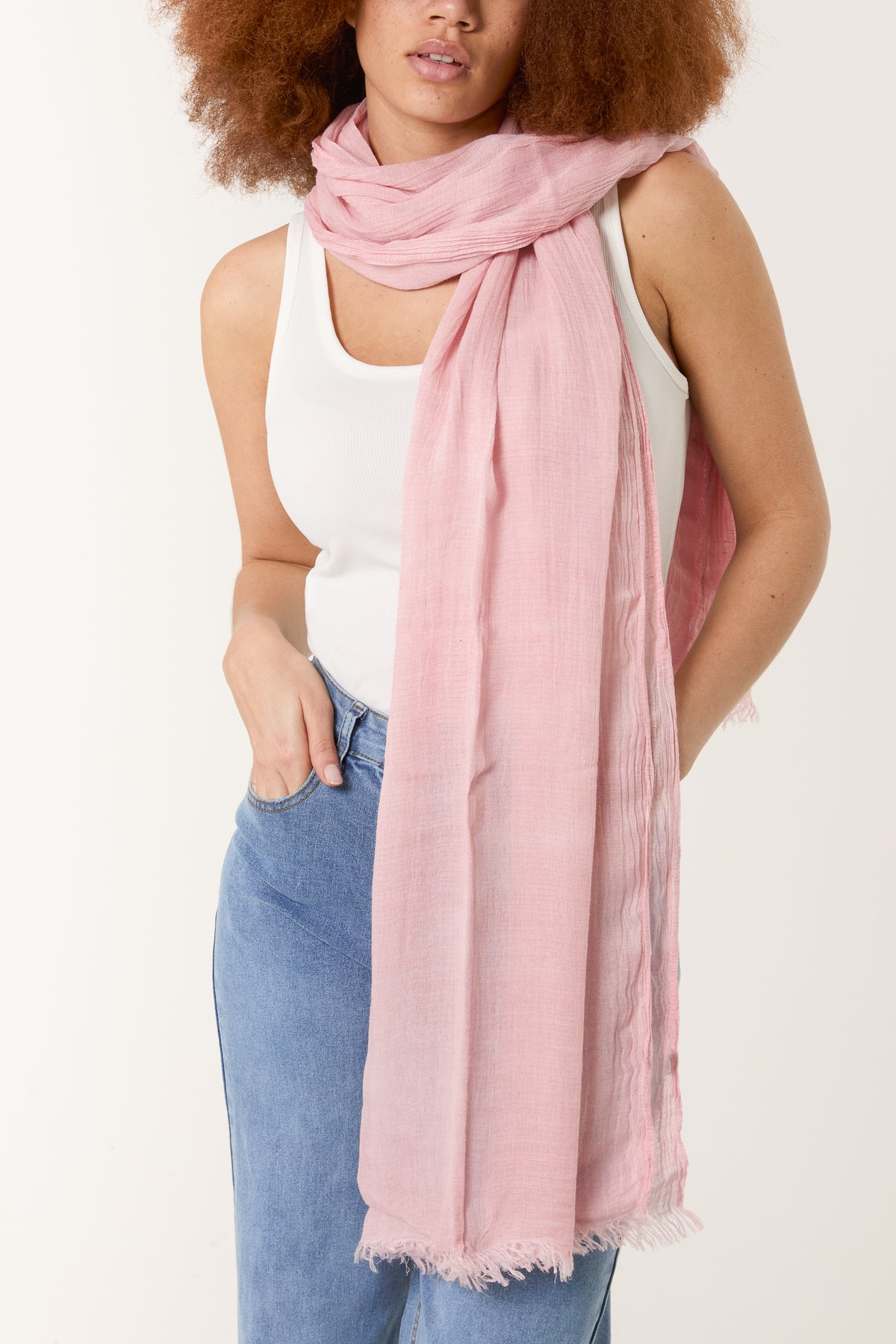 Textured Lightweight Scarf