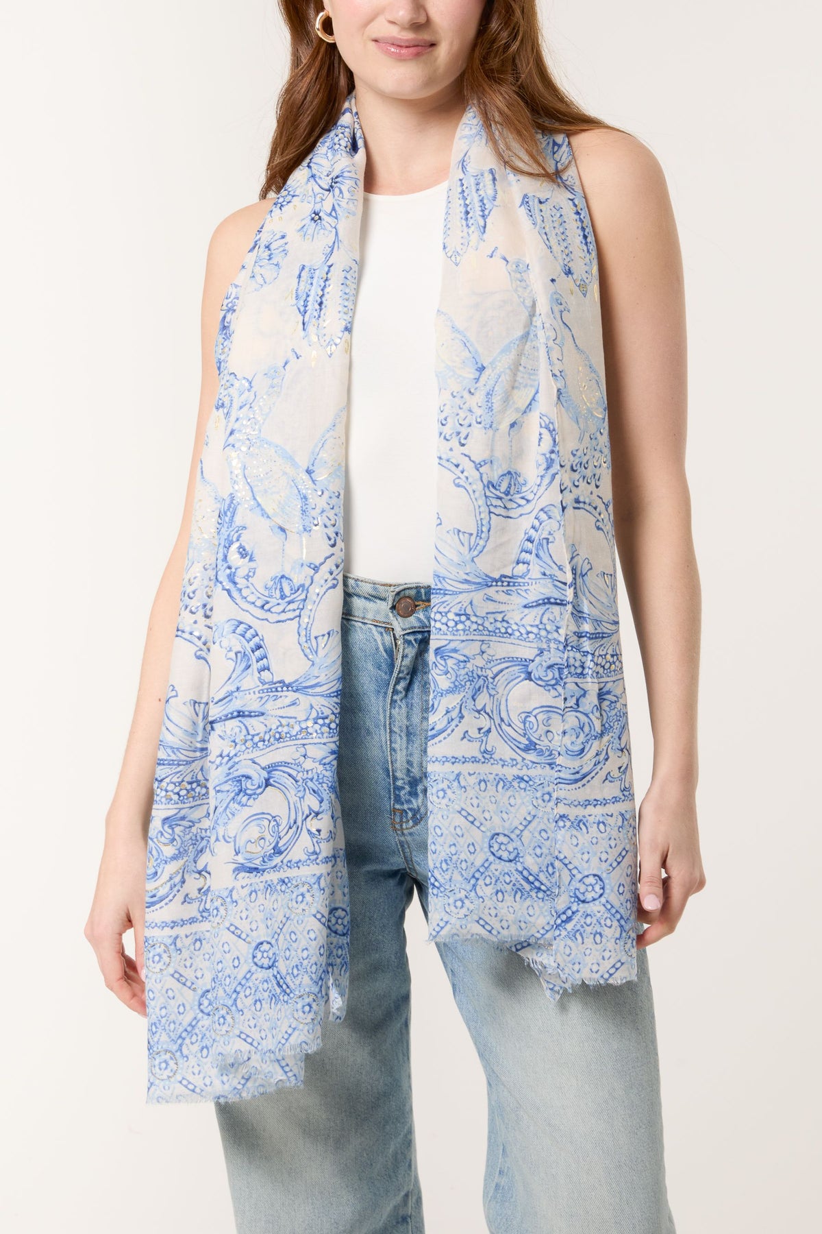 Toile De Jouy Scarf