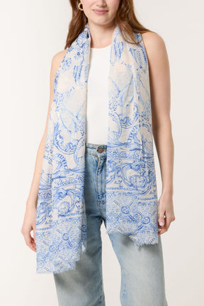 Toile De Jouy Scarf