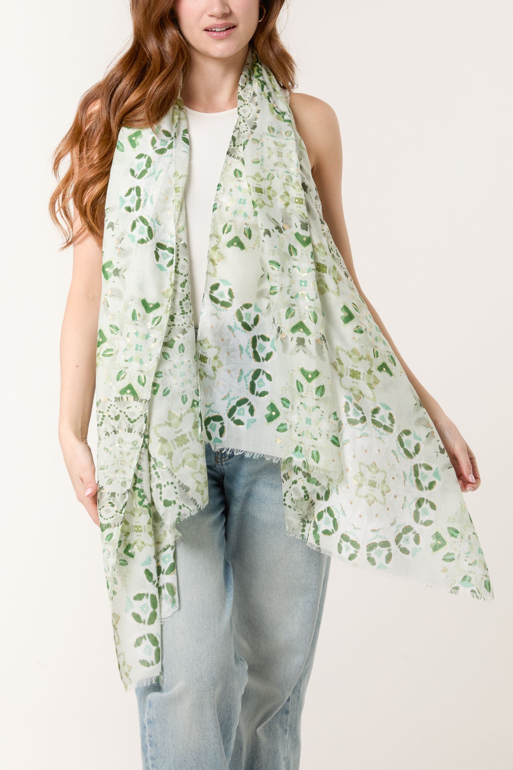 Mosaic Printed Scarf