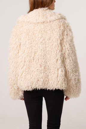 Mongolian Faux Fur Short Coat