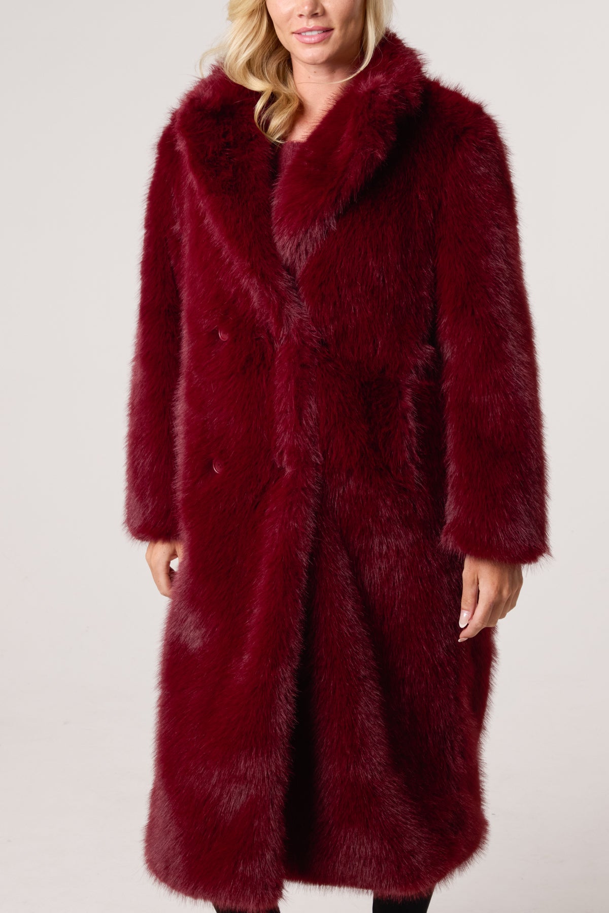 Faux Fur Long Coat