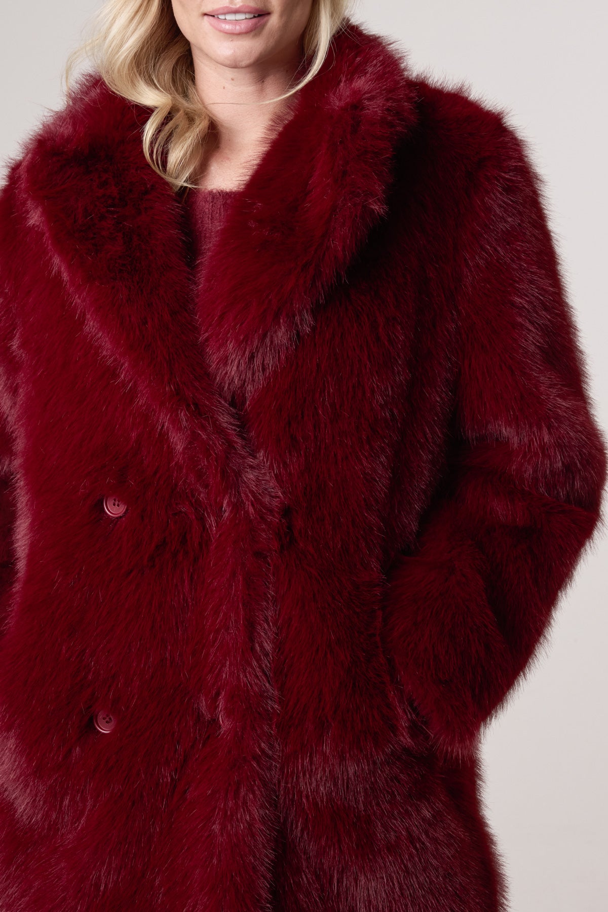 Faux Fur Long Coat
