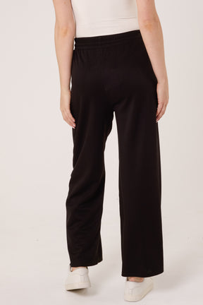 Pintuck Wide Leg Jogger Trousers