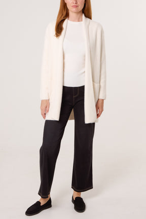 Soft & Fluffy Mid Length Cardigan