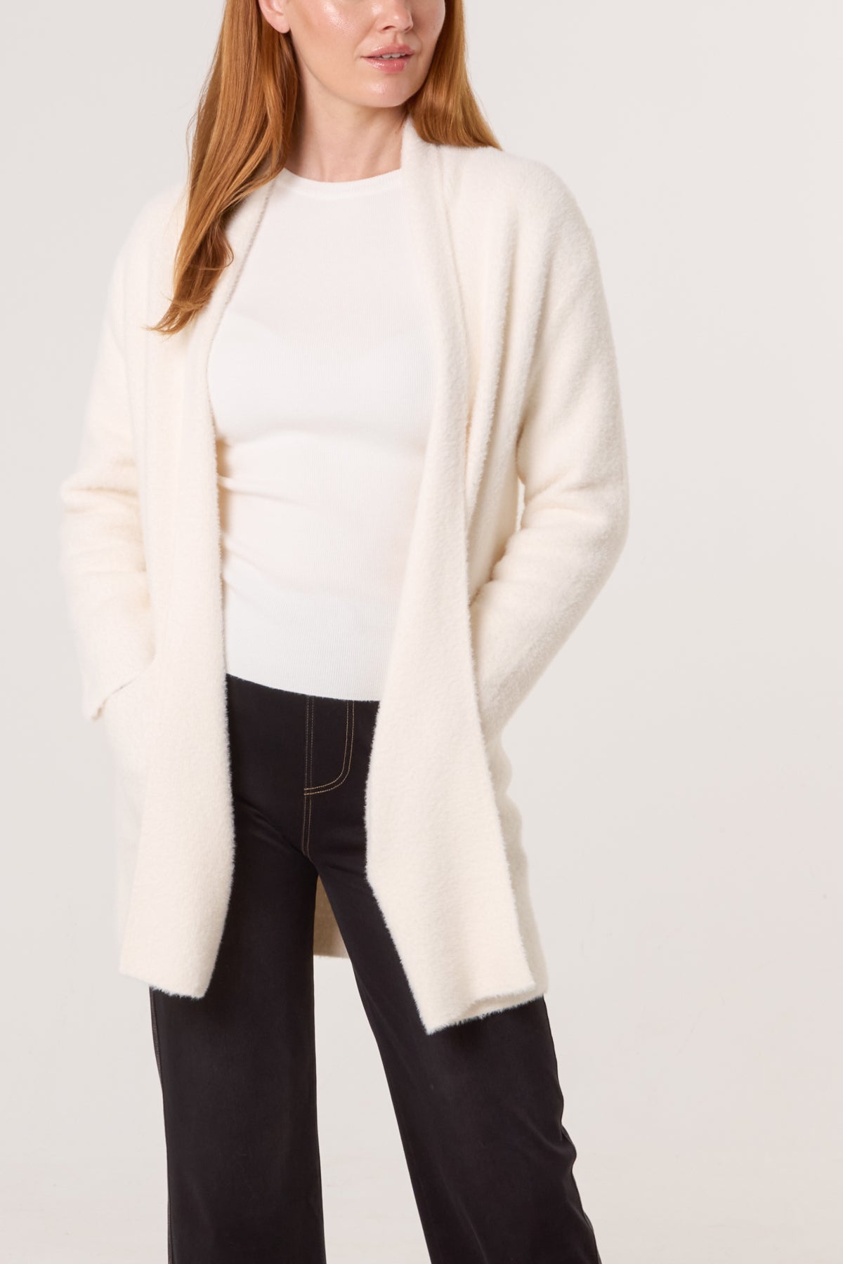 Soft & Fluffy Mid Length Cardigan