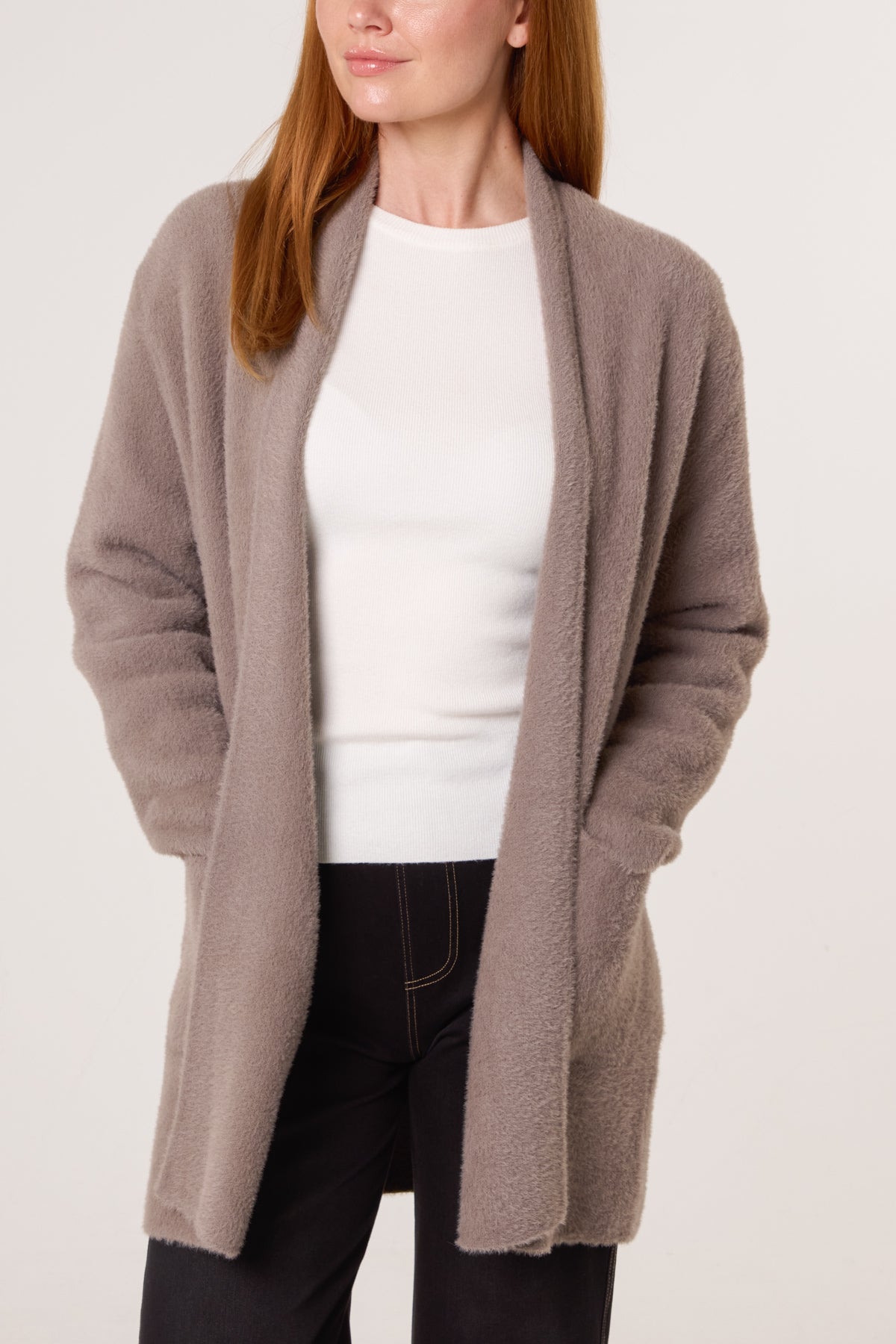 Soft & Fluffy Mid Length Cardigan